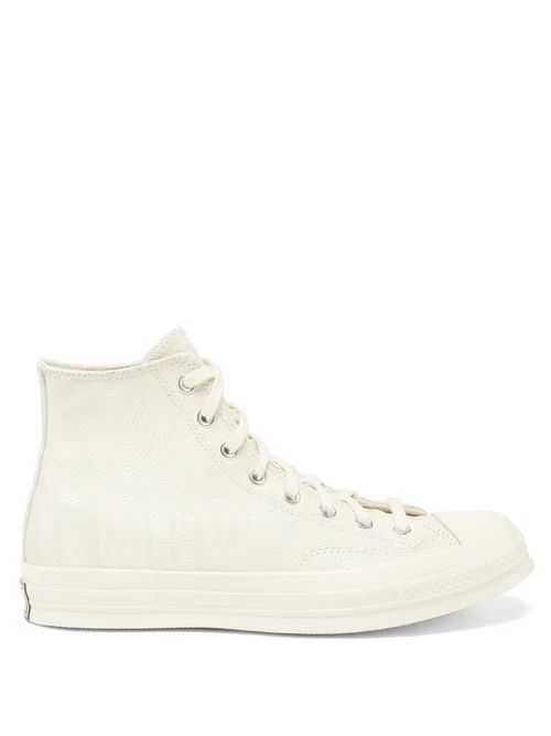 Converse - Chuck 70 Leather High-top Trainers - Mens - White Multi | Matches (US)