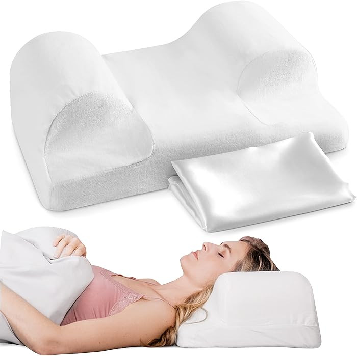 Your Face Pillow-Back Sleeper Beauty Pillow, Cervical Neck Pillow Contour Memory Foam Pillow, Erg... | Amazon (US)