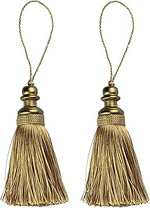 HedongHexi 2 Pack Tassel 21cm/ 8 Inch Key Tassel with Loops, Handmade Tassel Craft, DIY Accessori... | Amazon (US)