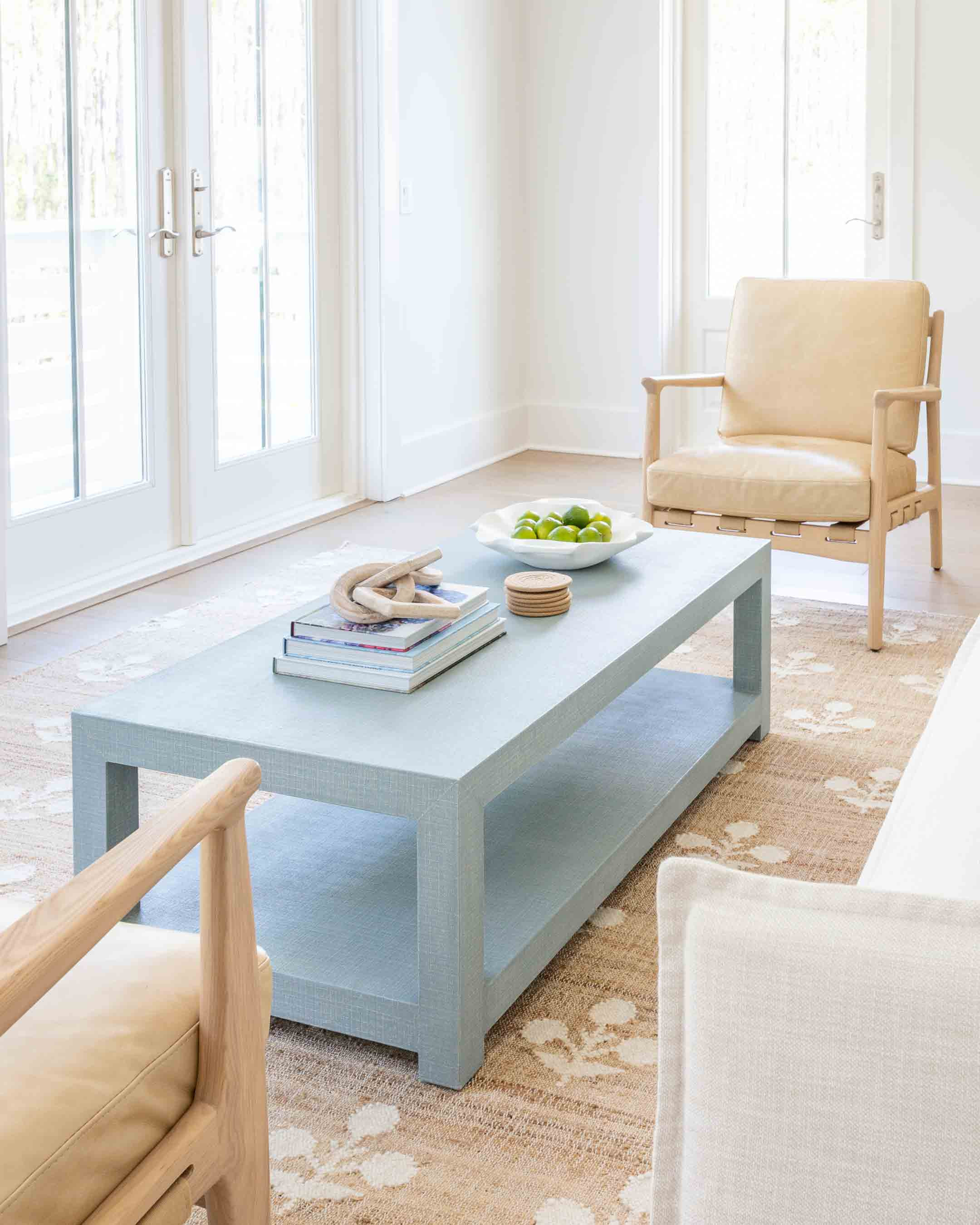 Coastal carriage modern decor // coffee table // modern Florida coastal home // rug  

 #LTKSeasonal #LTKHome #LTKFindsUnder100