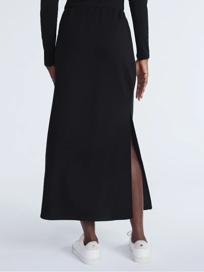 Scoop Women's and Women's Plus New Scubaknit Column Maxi Skirt, Sizes XS-4X | Walmart (US)