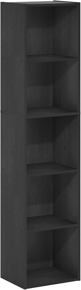 Furinno Luder Bookcase / Book / Storage, 5-Tier Cube, Blackwood | Amazon (US)