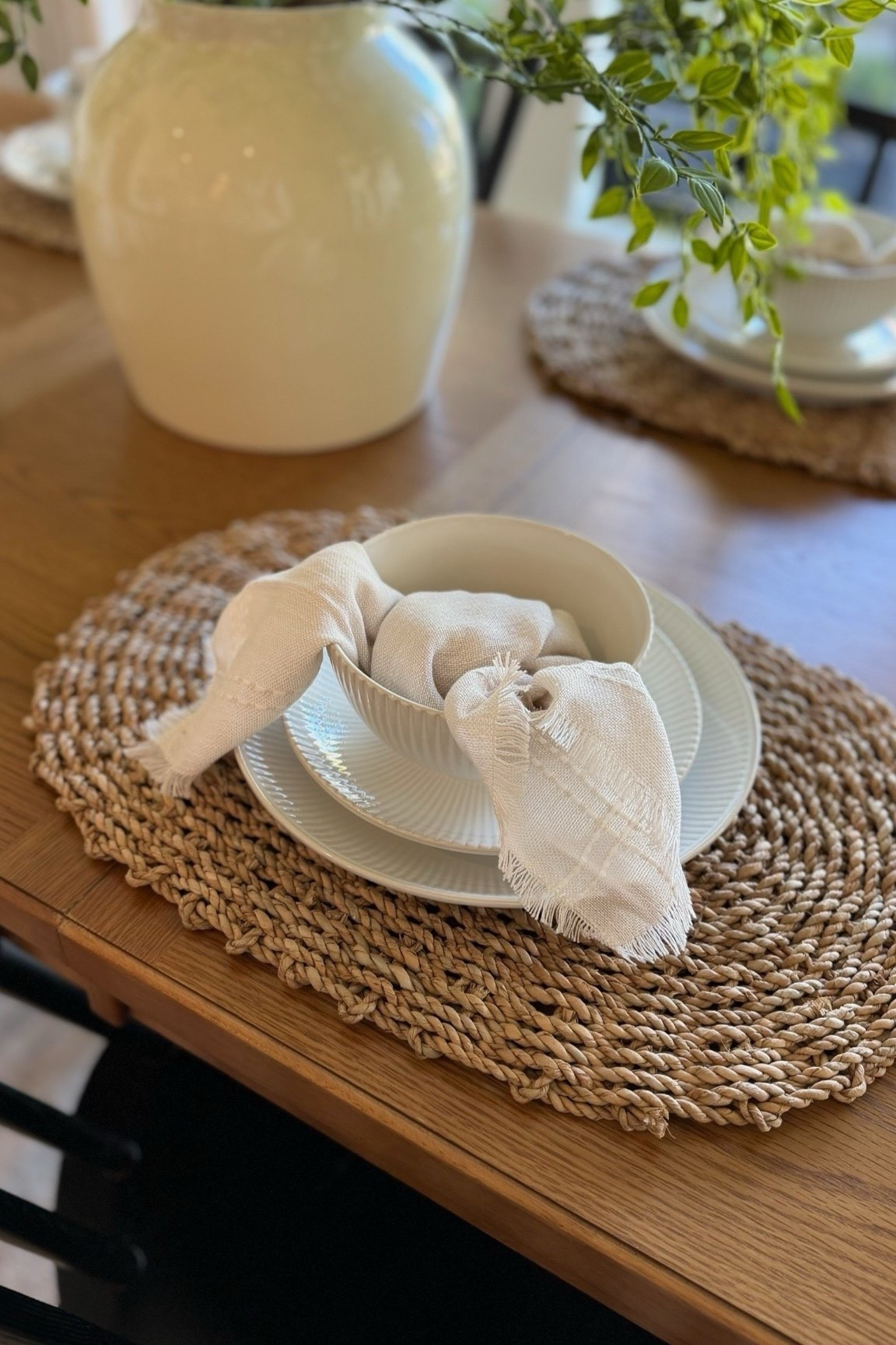 This gorgeous ceramic dinnerware set as well as these cloth napkins and my favorite drinkware are all on sale right now at Walmart!! Under $40 for the dinnerware set 🤩

#LTKHome #LTKSaleAlert