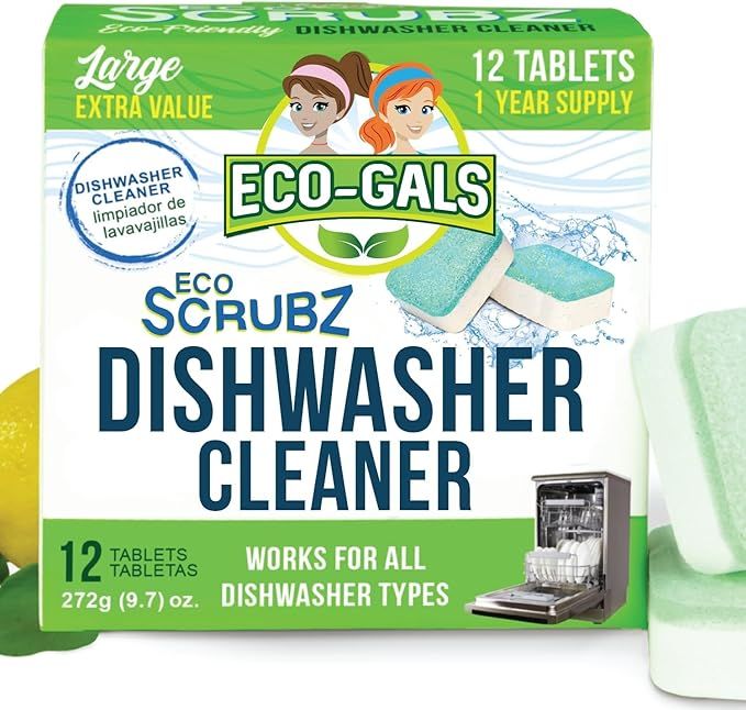 Eco Scrubz Deep Dishwasher Machine Cleaner, Heavy Duty, Septic Safe, Removal of Odors, Limescale,... | Amazon (US)