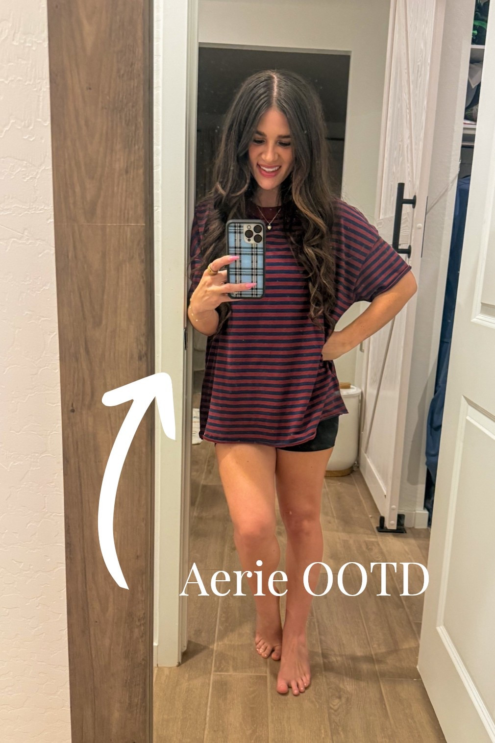 Current uniform: oversized @Aerie tee, bike shorts + pretending I had somewhere to be 😂🤎

Comfy, easy + very much my “throw it on and still feel cute” kind of outfit. Linking the whole look here ✨

#LTKStyleTip #LTKFinds #LTKFashion #CasualStyle #EverydayStyle #ComfyStyle #OversizedTee #MomStyle #EasyOutfit #OOTD

#LTKootd #LTKmomlife #LTKSeasonal