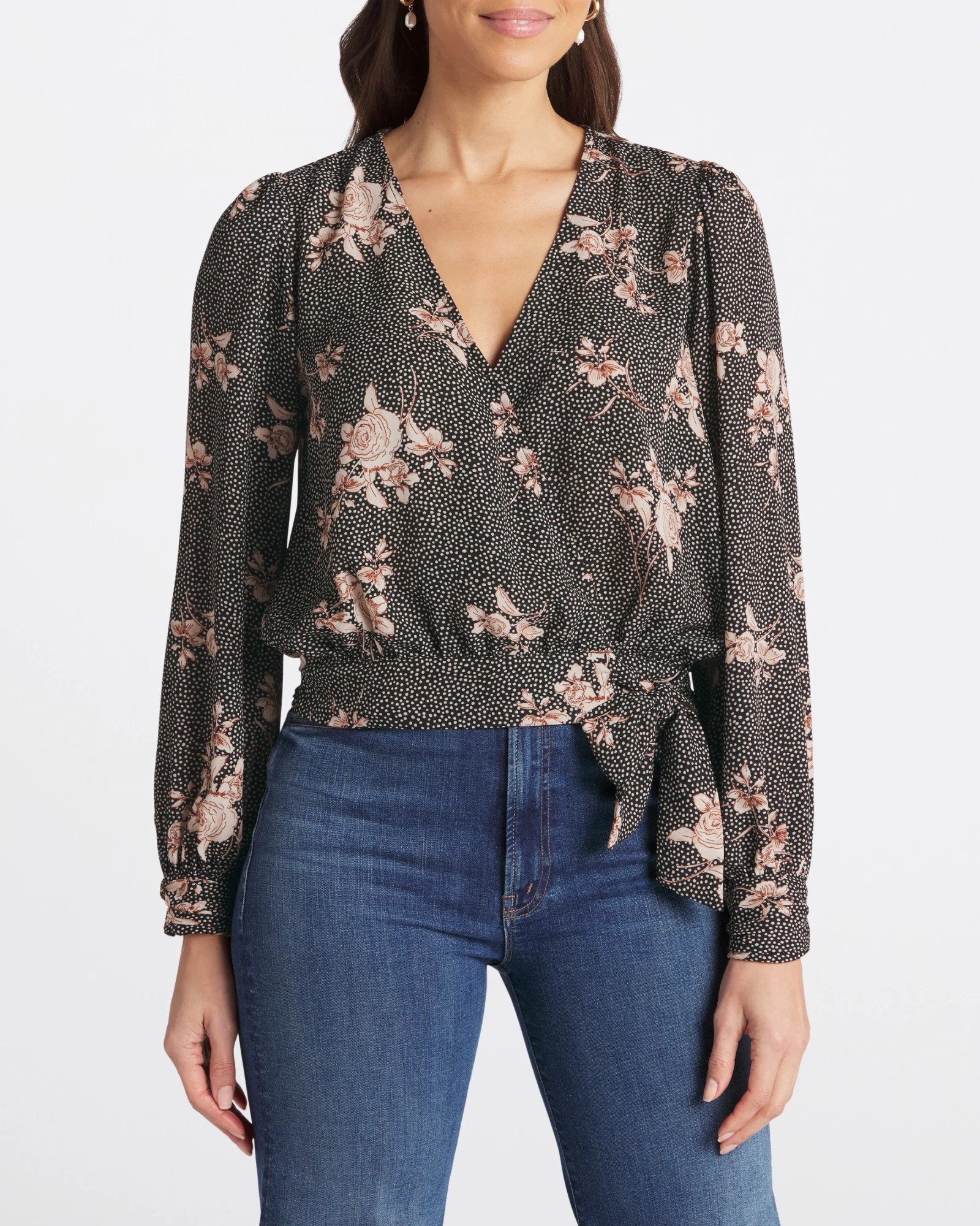Cassie Side Tie Blouse | Stitch Fix