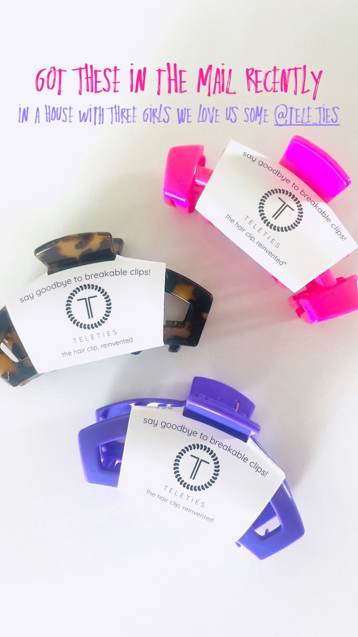 teleties | hair clips | girl mom 