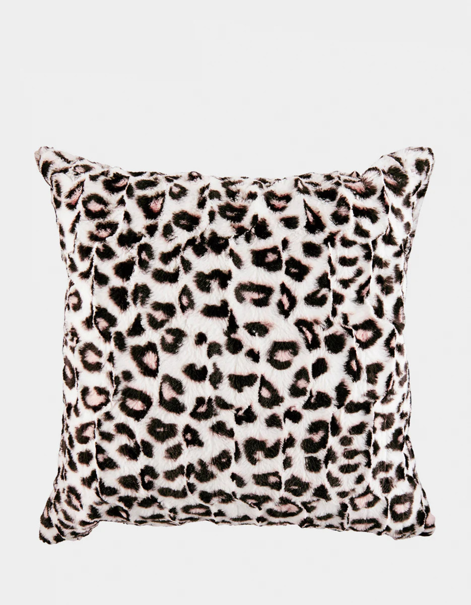 BETSEY LEOPARD DECORATIVE PILLOW PINK | Betsey Johnson