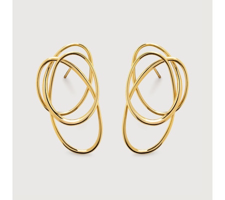 Nura Wrap Cocktail Earrings | Monica Vinader (Global)