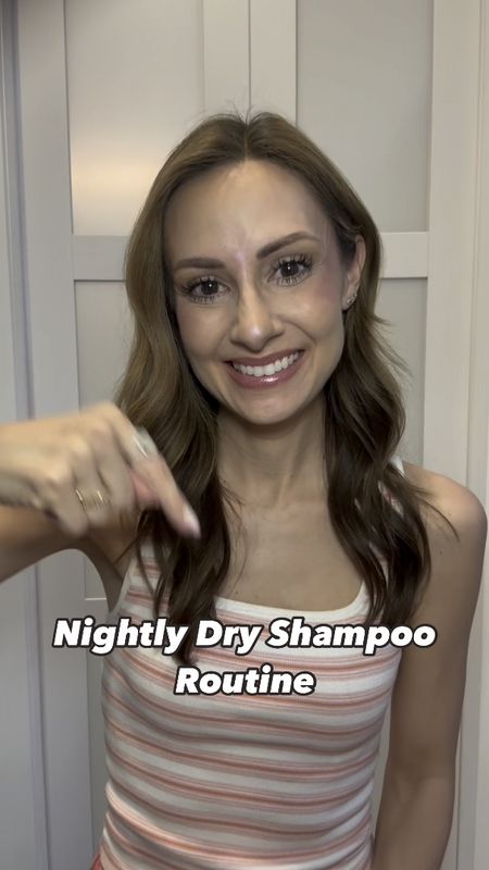 I always get the “dear in headlights” look when I tell people I only wash my hair at earliest every 7 to 10 days. Sometimes I can even go almost 2 weeks. I owe it all to my dry shampoo routine. I do this every night following the night that I wash my hair and it lasts so long and actually cleans my hair. I’ll even do an extra application during the day if I was outside for a while or something like that. I will give the disclaimer that my workouts are more like Pilates and I’m not outside running in the Louisiana heat. But I have had people give feedback that after a run they use this and freshen their hair tremendously!

#LTKFindsUnder50 #LTKBeauty #LTKVideo