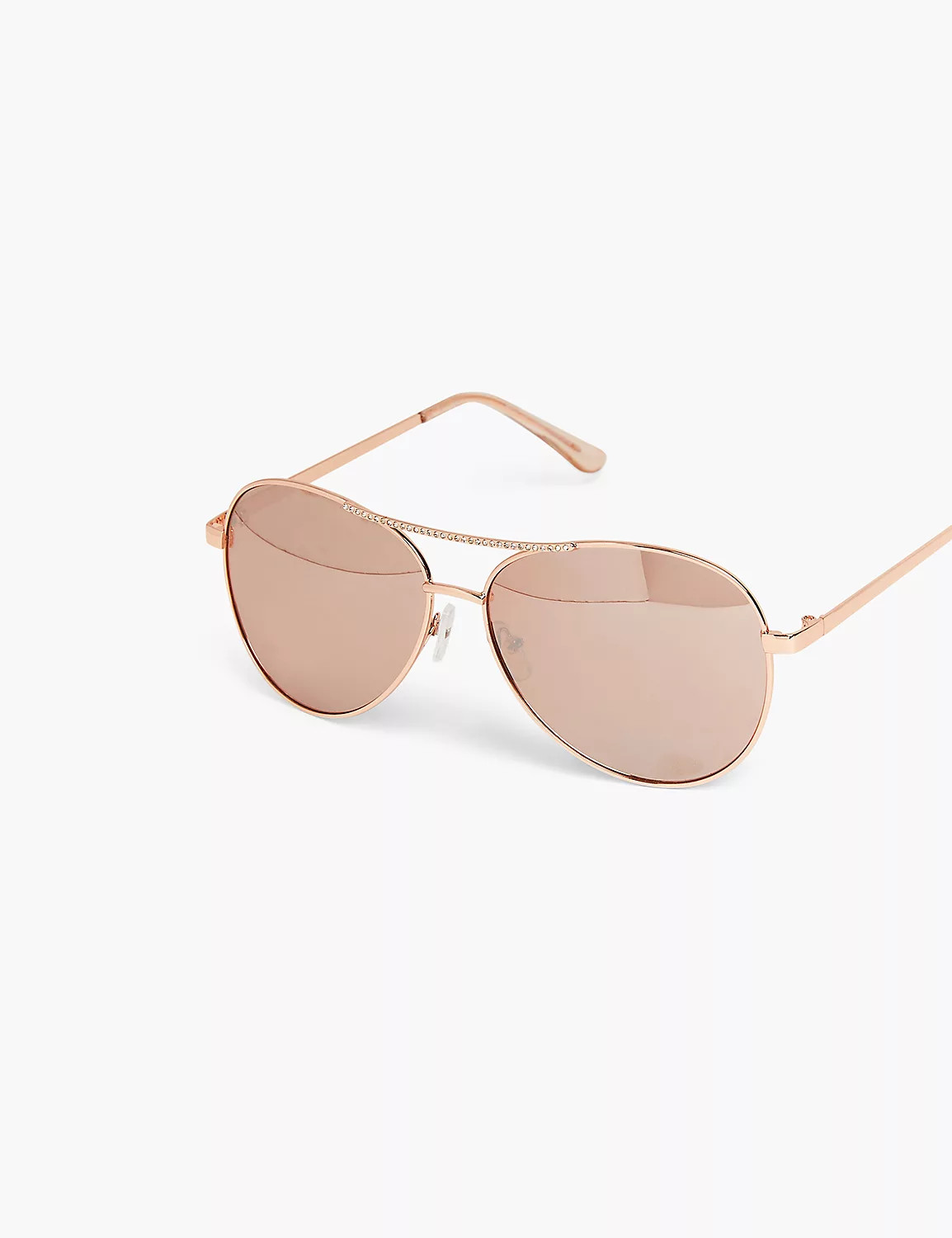 Metal Aviator with Rhinestone Detai | LaneBryant | Lane Bryant (US)