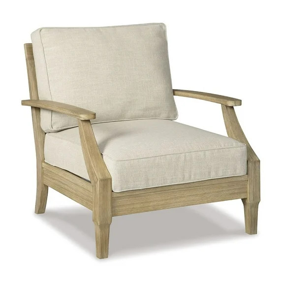 Signature Design by Ashley Contemporary Clare View Lounge Chair with Cushion, Beige | Walmart (US)