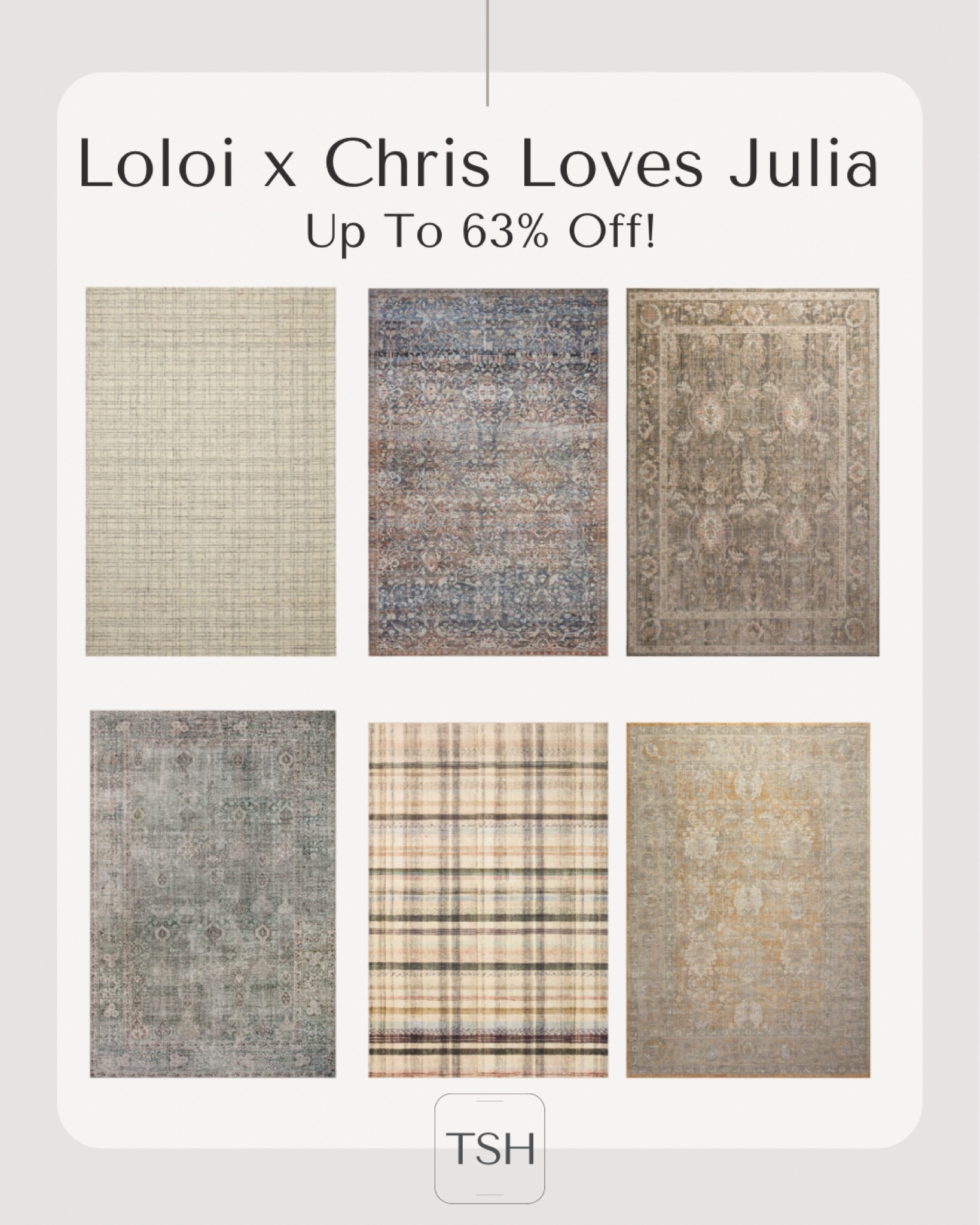 Area rug, neutral rug, Loloi rug, vintage rug, home decor 

#LTKSale #LTKhome #LTKsalealert