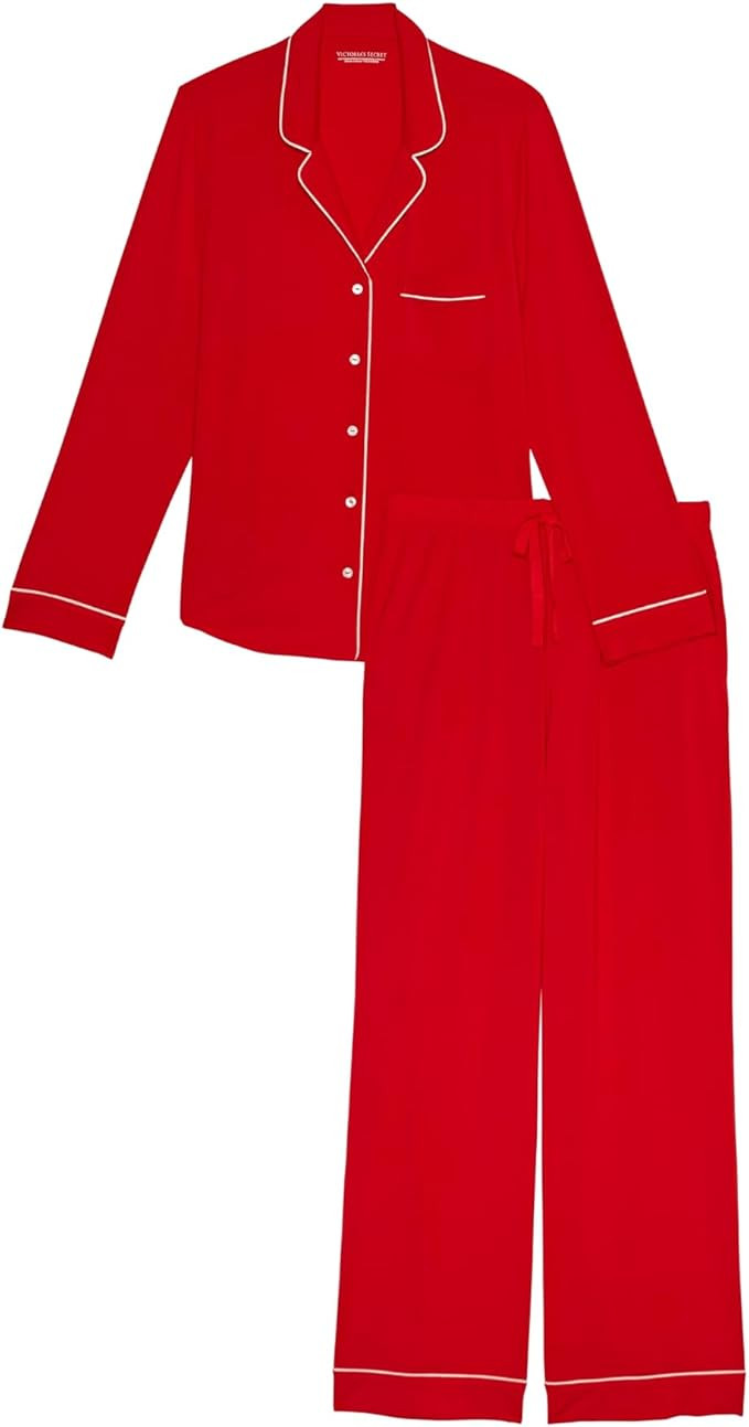 Victoria's Secret Modal Pajama Set, Long Sleeve Shirt and Pajama Pant Set, Sleepwear for Women (X... | Amazon (US)