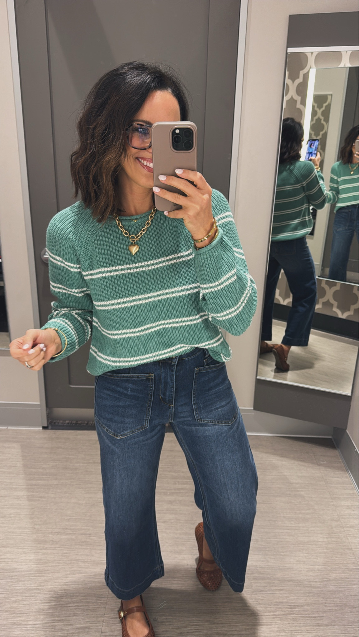 Y'all look at this outfit from @Target A perfect elevated basic for chic casual daily wear. These pants are so comfortable perfect for long work days. Loving this green sweater for the colder days! 

Mom style casual outfits target must haves brown flats women's blouses affordable target fits teacher mom approved women's fashion Vintage Pickin 

#LTKmomlife #LTKootd #LTKSeasonal