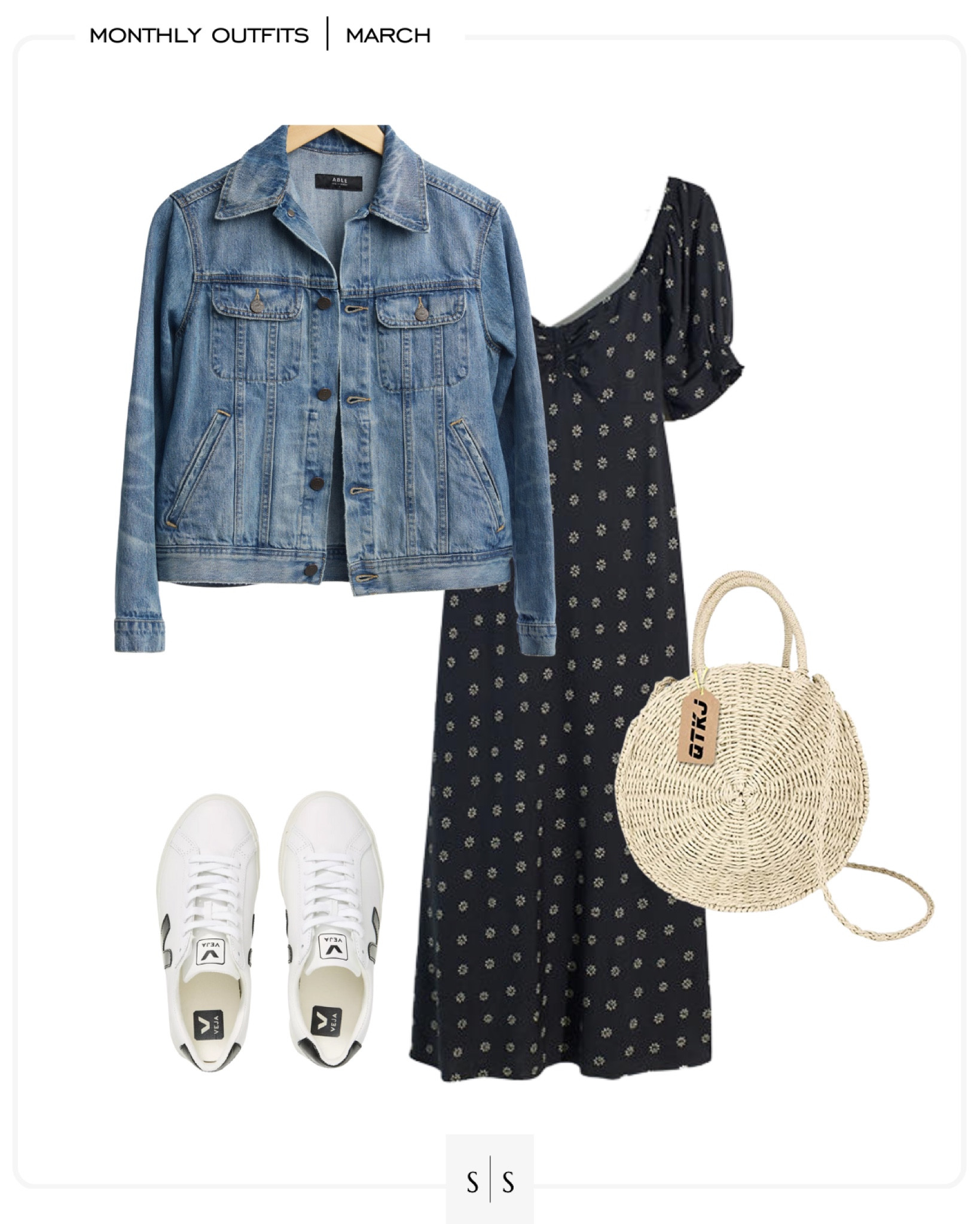 Monthly outfit planner : MARCH looks | #maxidress #casualstyle #transitionaloutfit #springoutfit | See entire calendar on thesarahstories.com ✨

#LTKstyletip