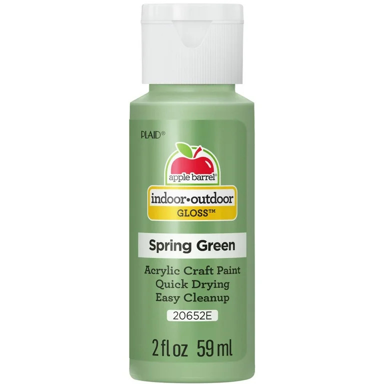 Apple Barrel Gloss 2oz Acrylice Paint Spring Green | Walmart (US)