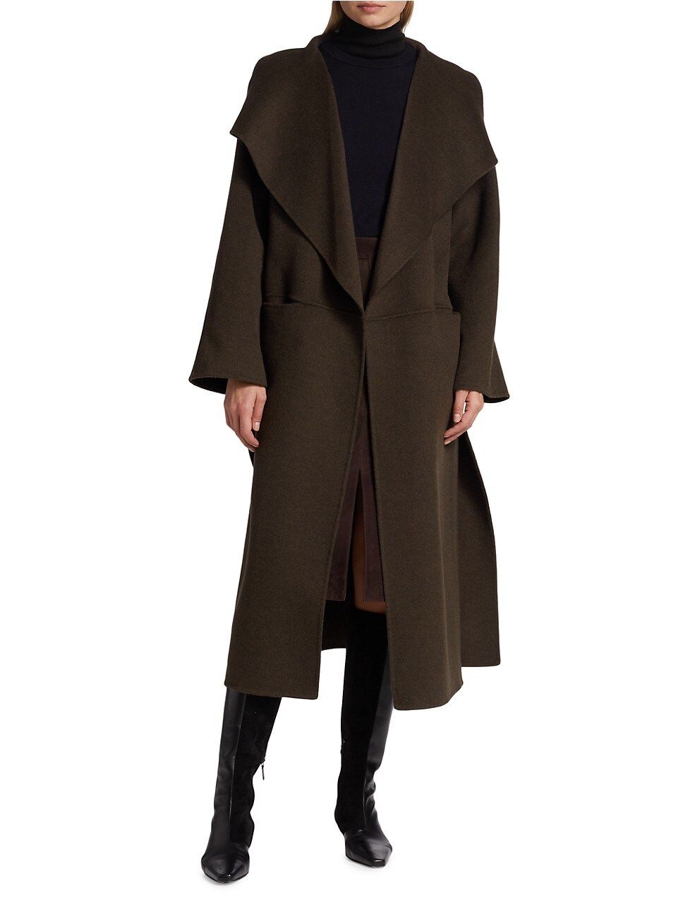 Long Wool & Cashmere Coat | Saks Fifth Avenue