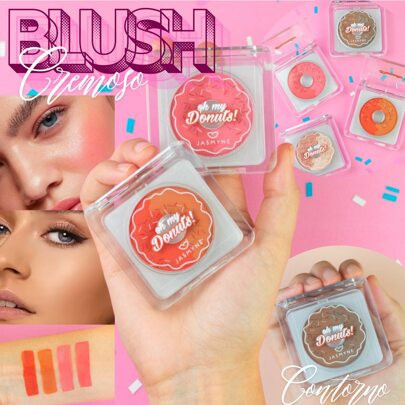 Blush Cremoso Rosa Coral Laranja em Creme Bastão Promoção Maquiagem | SHEIN