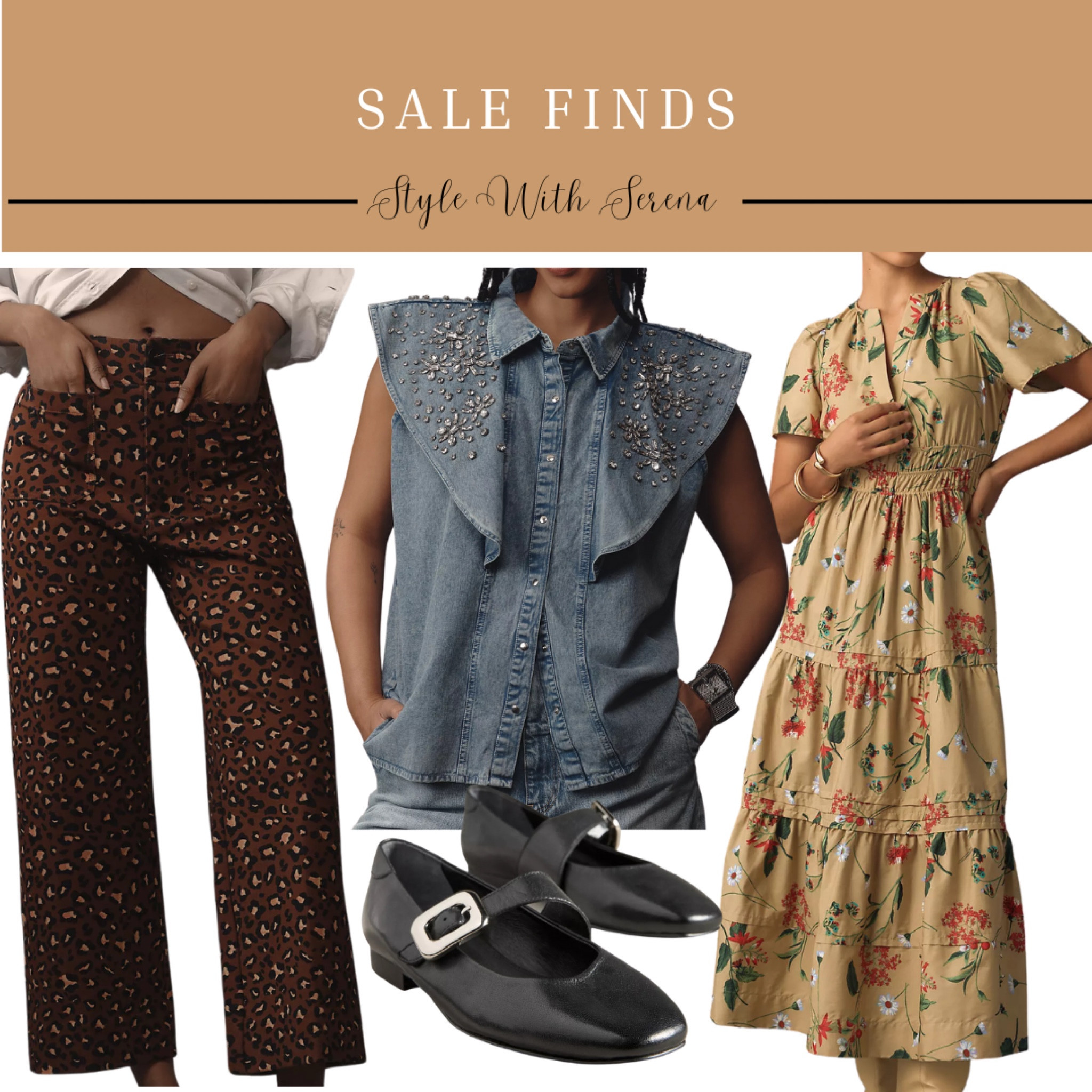 Presidents’ Day sale, sale finds, denim, denim blouse, pants, leopard, spring dress, vacation dress, flats 

#LTKStyleTip #LTKFindsUnder100 #LTKSaleAlert