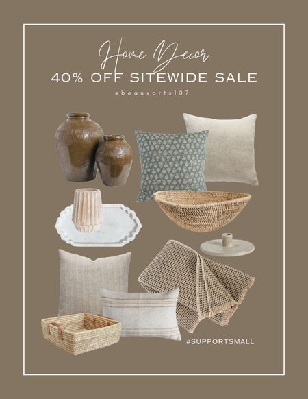40% off sitewide sale!! Everything has to go! Save on these beautiful high end home decor looks

#LTKhome #LTKfindsunder100 #LTKsalealert