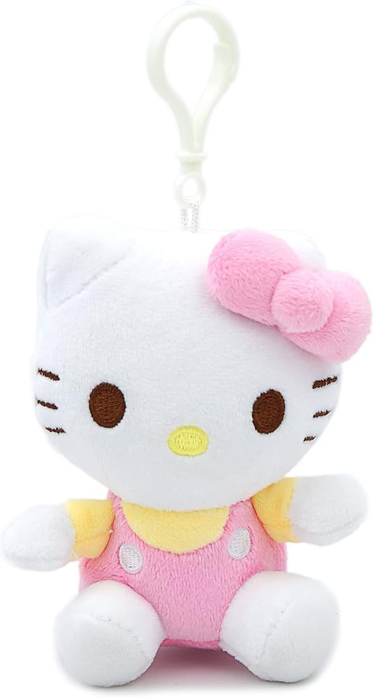 Hello Plush Kitty Keychain 4.5” Inch Stuffed Plushie Doll Purse Decorations Backpack | Amazon (US)