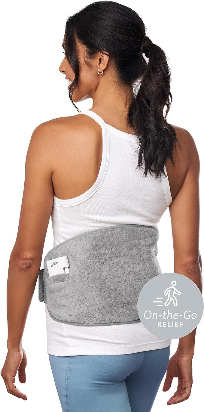 Pure Enrichment® PureRelief® Cordless Lumbar and Abdominal Heating Wrap - 4 Heat Settings, 2-Ho... | Amazon (US)