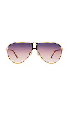 Isabel Marant Aviator Sunglasses in Gold from Revolve.com | Revolve Clothing (Global)