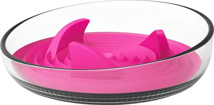 PET LIFE 'Cirlicue' Shark Fin Shaped Modern Slow Feeding Pet Bowl | Nordstromrack | Nordstrom Rack