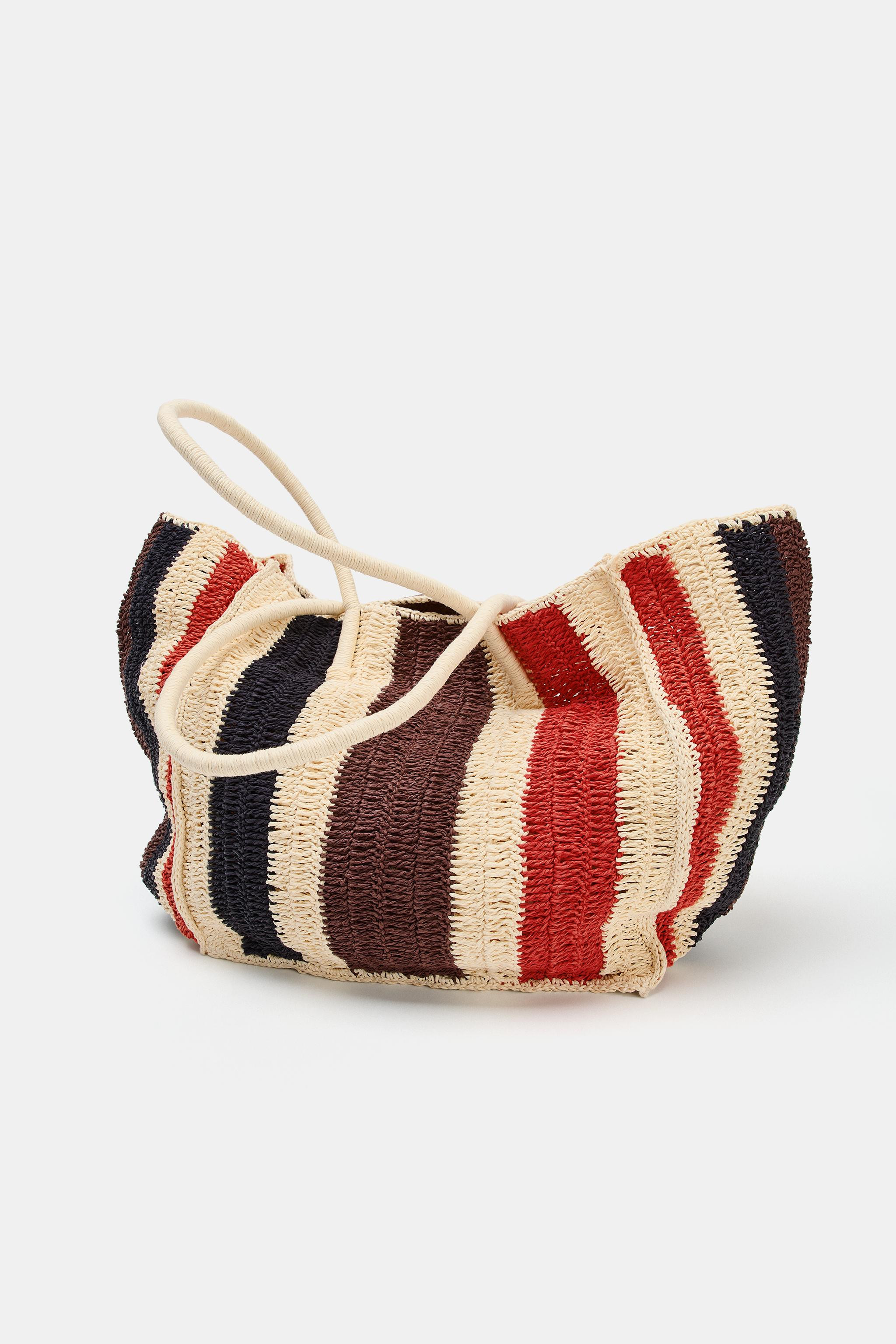 WOVEN PRINT BAG | Zara US