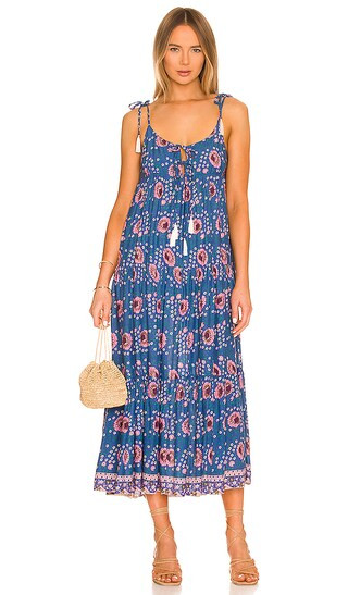 January Dress in Vintage Flower Azure | Revolve Clothing (Global)