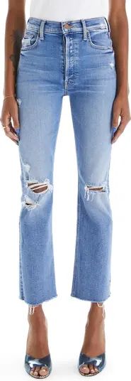 The Tripper Ripped High Waist Fray Hem Ankle Jeans | Nordstrom