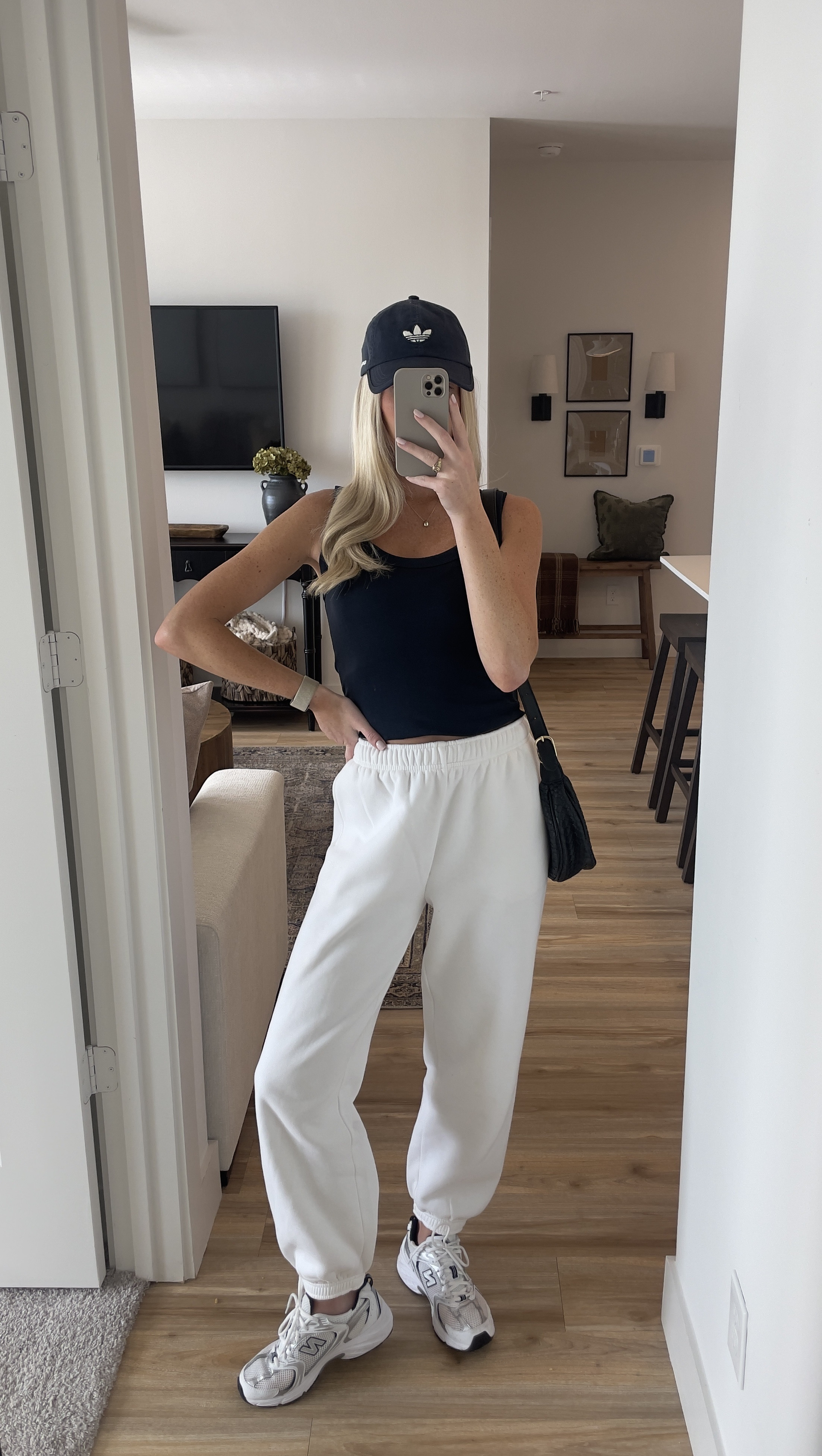 Casual lounge outfit idea☁️

Sweatpants, summer lounge outfit, new balance, airport outfit, class outfit, casual style, minimalist style, comfy outfit, Amazon handbag, Amazon fashion, trucker hat, navy hat, trendy outfits

#LTKActive #LTKSeasonal #LTKU