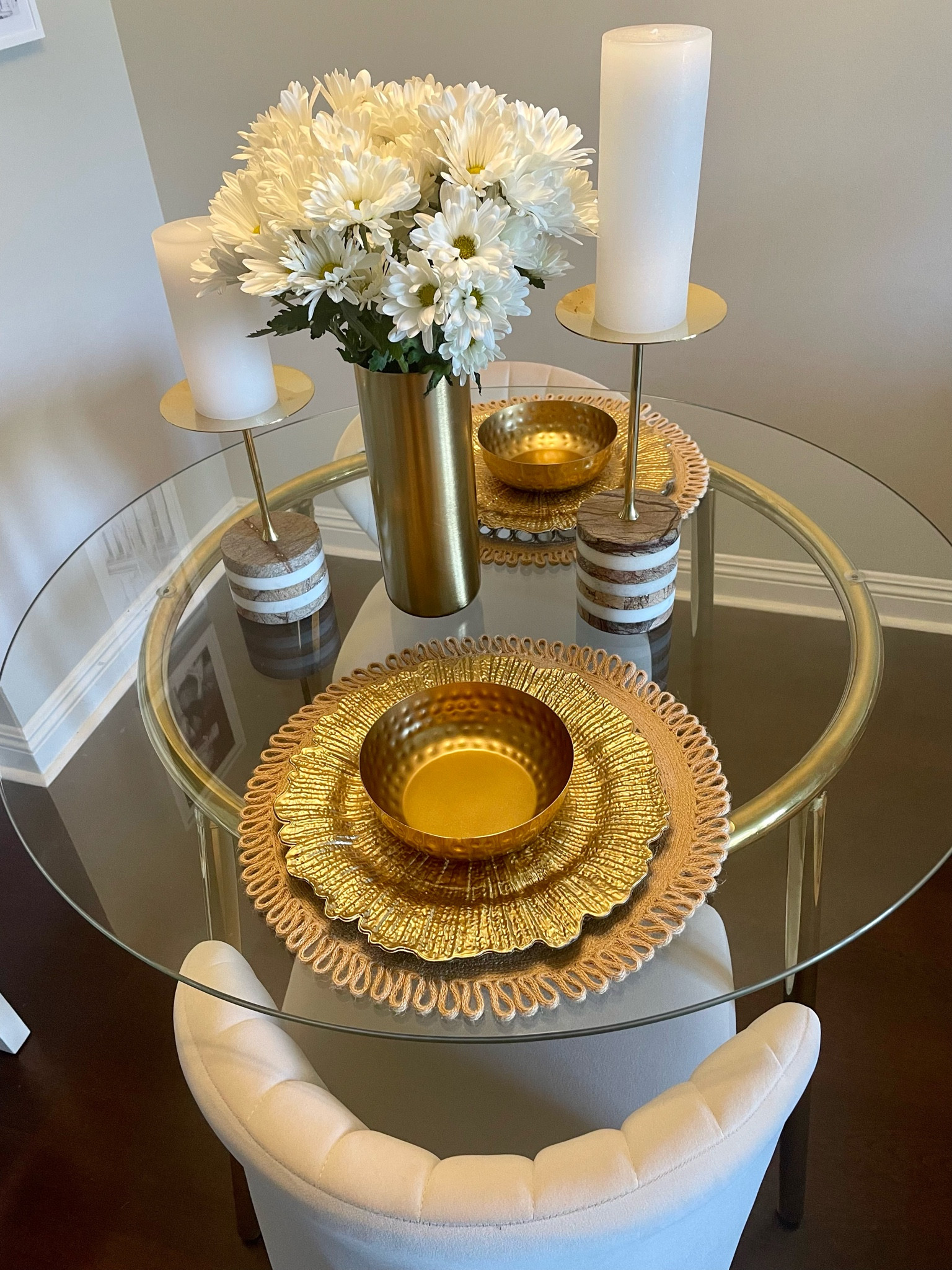 Dining room table is finally ready for a date night! 

#LTKhome #LTKFind