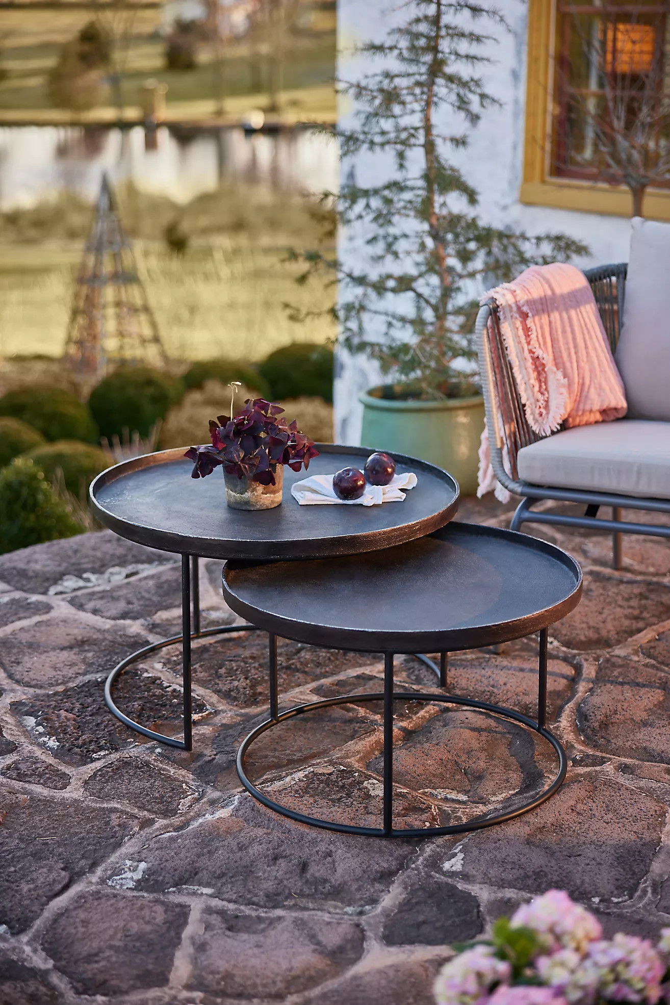 Round Nesting Coffee Tables | Anthropologie (US)