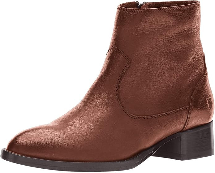 Frye Women's Brooke Short Inside Zip Ankle Bootie | Amazon (US)