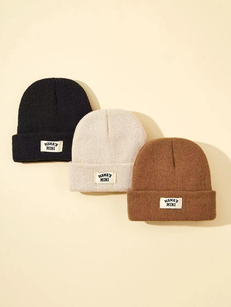 3pcs Baby Letter Graphic Hat | SHEIN