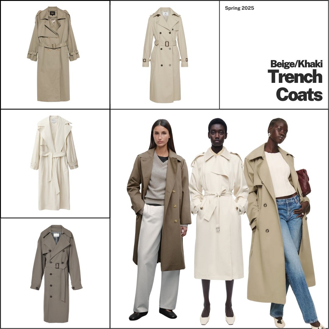 Spring/summer 2025 trench coats

Spring transition outfit ideas 

#LTKPetite #LTKWorkwear #LTKStyleTip