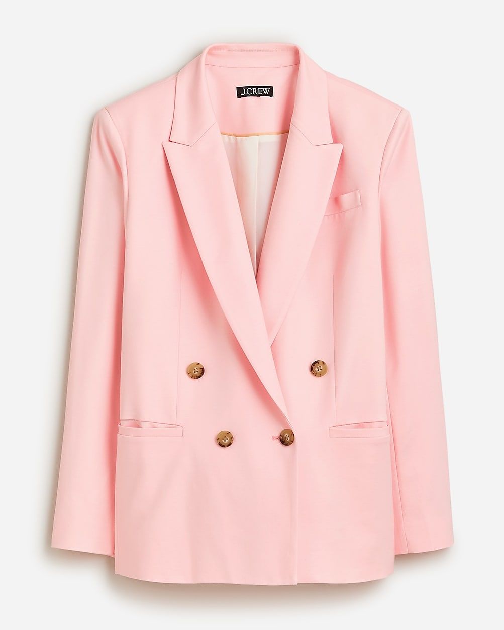 Relaxed double-breasted blazer in city twill | J. Crew US