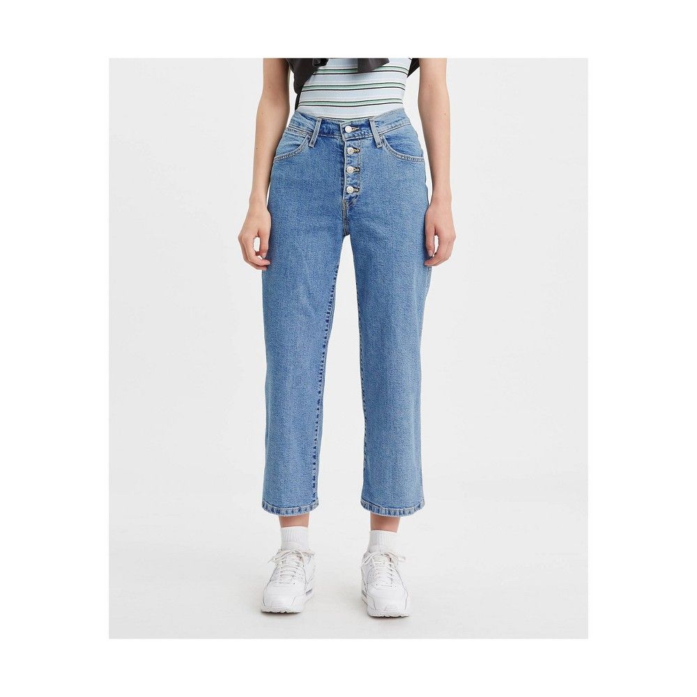 Levi's Women's Ultra-High Rise Wide Leg Cropped Jeans - FYI 28 | Target