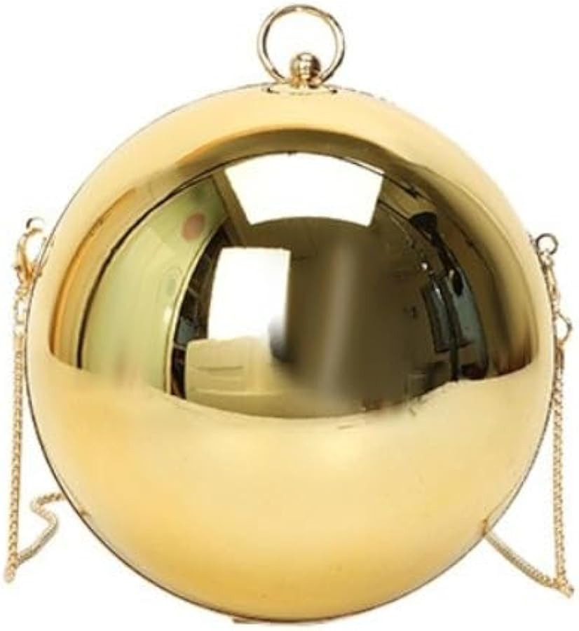 Women's Acrylic Ball Crossbody Bag, Transparent Round Clutch Purse with Adjustable Chain Strap fo... | Amazon (US)