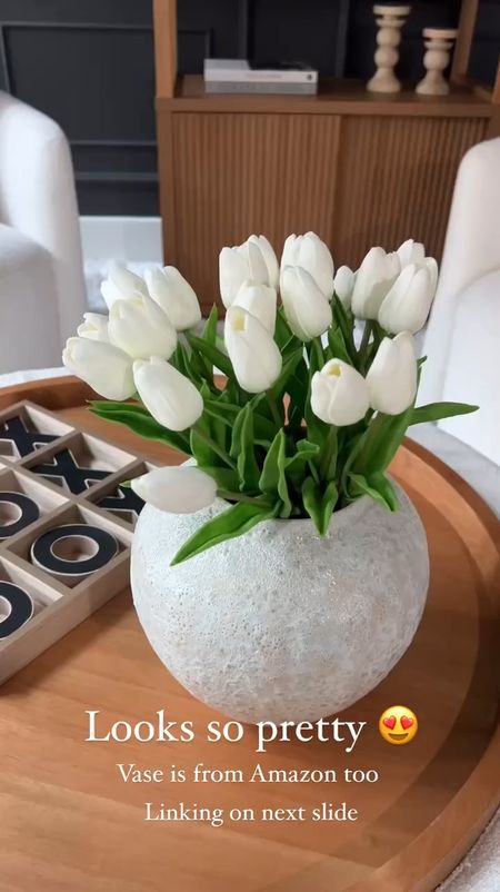 Seasonal refresh with the cutest faux tulips from Amazon! 
#founditonamazon 

#LTKSeasonal #LTKhome #LTKstyletip