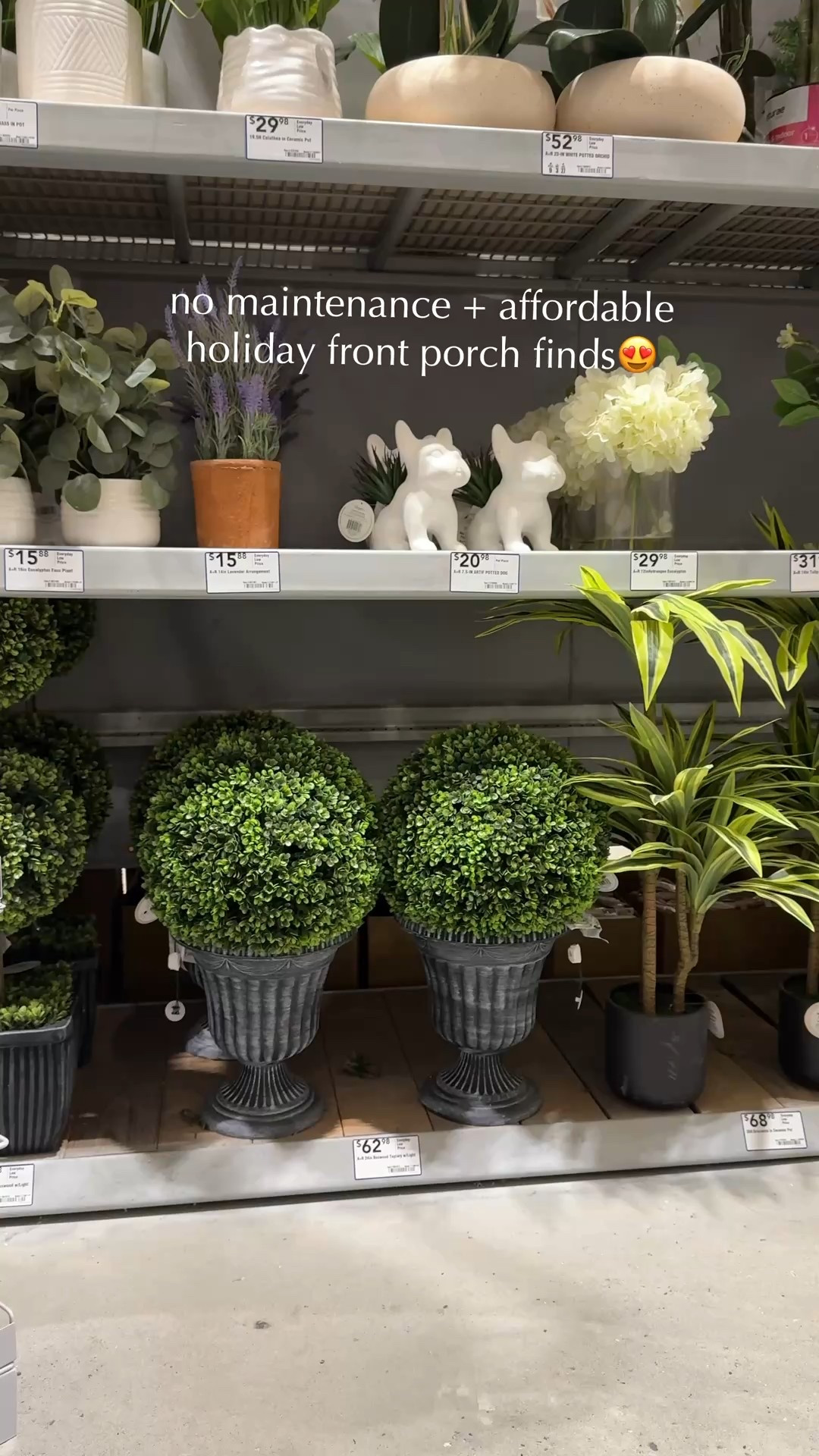 These boxwoods I found at Lowe’s are such an affordable + no maintenance option
for holiday front porch dé cor- they look realistic, come in pretty ribbed planters and
light up!


Porch décor, Christmas porch, holiday entryway, outdoor lights, holiday décor Christmas
holiday decorating, holiday lights, Lowes finds #ad #LowesPartner
@loweshomeimprovement @shop.ltk #liketkit #ltkhome #ltkholiday #ltkseasonal
#paidlinks