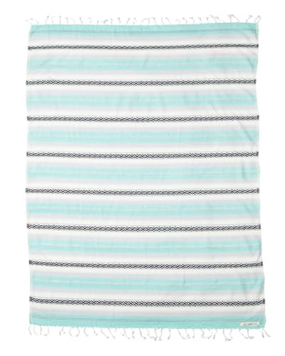 Sand Cloud Extra Large Turkish Beach Towel - Sand Free - 100% Organic Turkish Cotton Yarn - Quick Dry Towel for Beach, Picnic Blanket or Throw - As Seen on Shark Tank - Tie Dye (Mint Baja) | Amazon (US)
