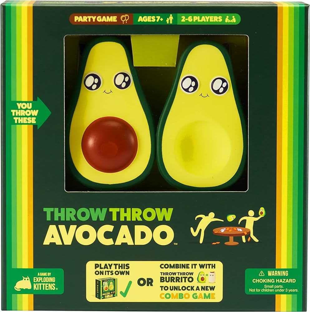 Throw Avocado by Exploding Kittens - A Dodgeball Card Sequel and Expansion Set - Family-Friendly ... | Amazon (US)