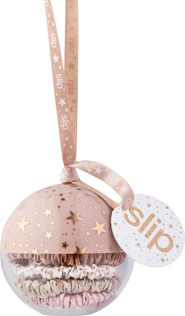 Pure Silk Skinny Hair Tie Nightlife Holiday Bauble | Nordstrom | Nordstrom