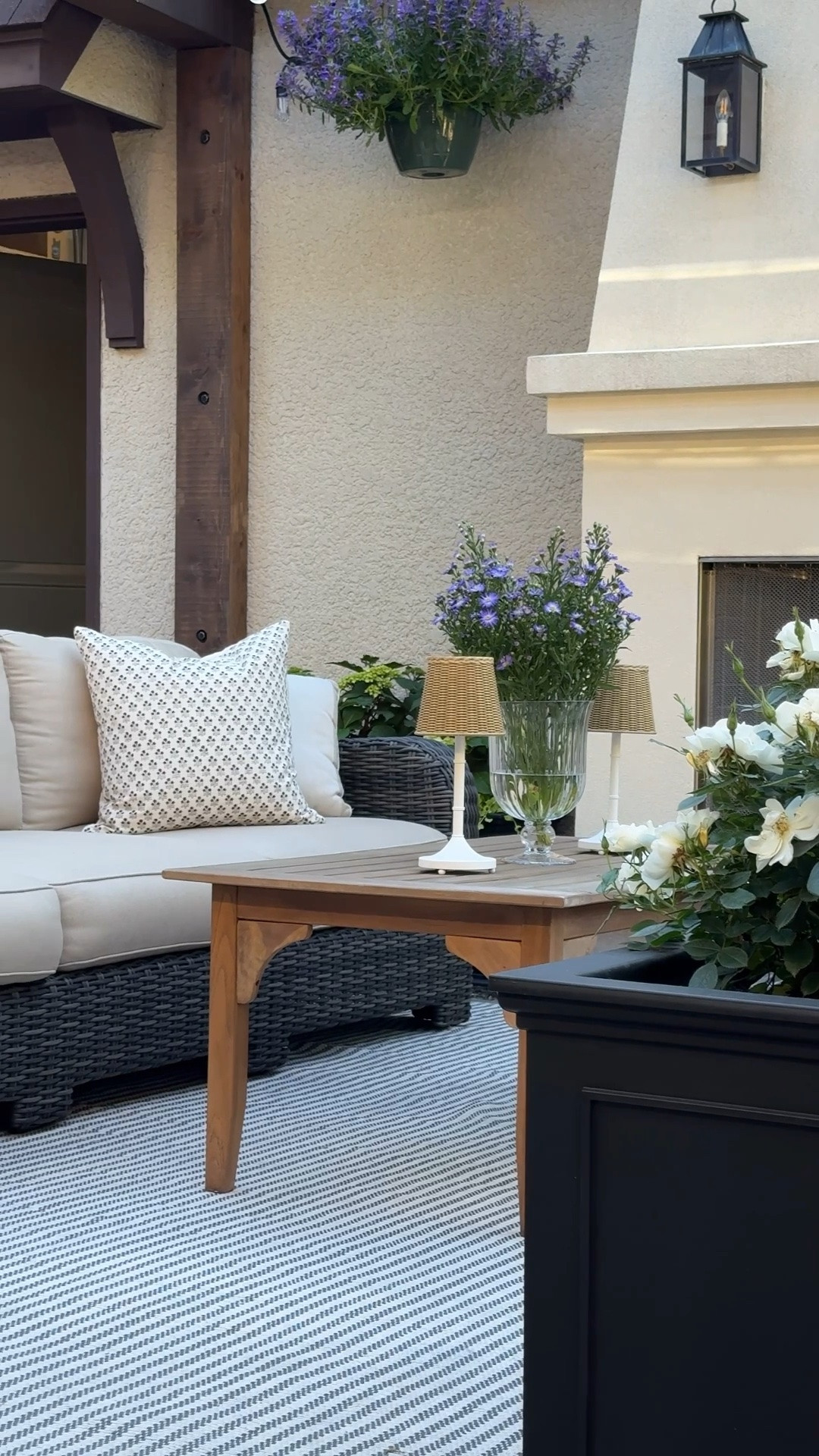 Our summer patio reveal. Linking everything I can, including the all-weather planters, storage boxes, teak furniture, outdoor sofa alternative (ours is no longer sold) and my outfit. #outdoordecor #summerdecor #ourdoorsummerdecor #summerrefresh #patiodecor

#LTKHome
