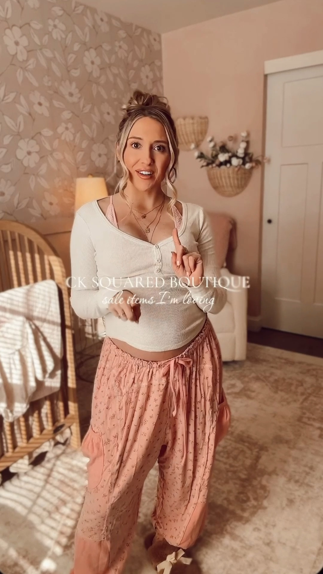 my favorite sweatpants are on sale right now @CKSQUARED size small! They are perffff for pregnancy and postpartum!(:

barrel leg sweats, stay at home mom uniform, stay at home mom outfits, lounge wear, running errands ootd 

#LTKmomlife #LTKBump #LTKBaby