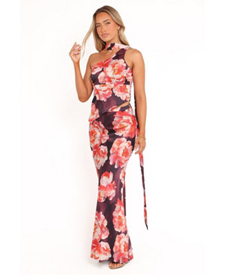 Petal and Pup Women's Georgina One Shoulder Skirt Set - Burgundy Peony - Macy's | Macy's