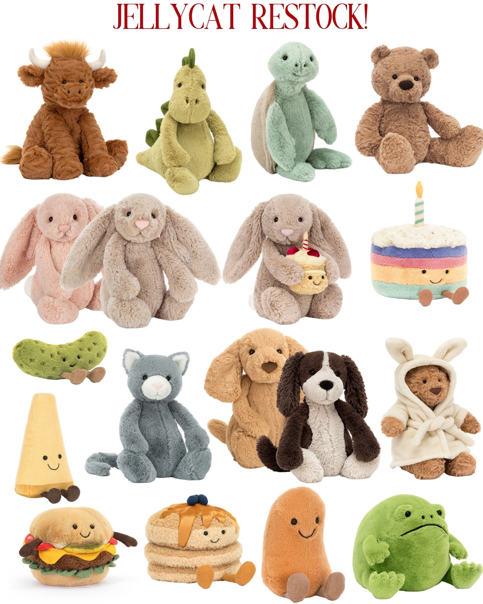😍 More popular Jellycats restocked! The bunnies have been going fast and usually sell out before Easter!

#LTKSeasonal #LTKKids #LTKmomlife